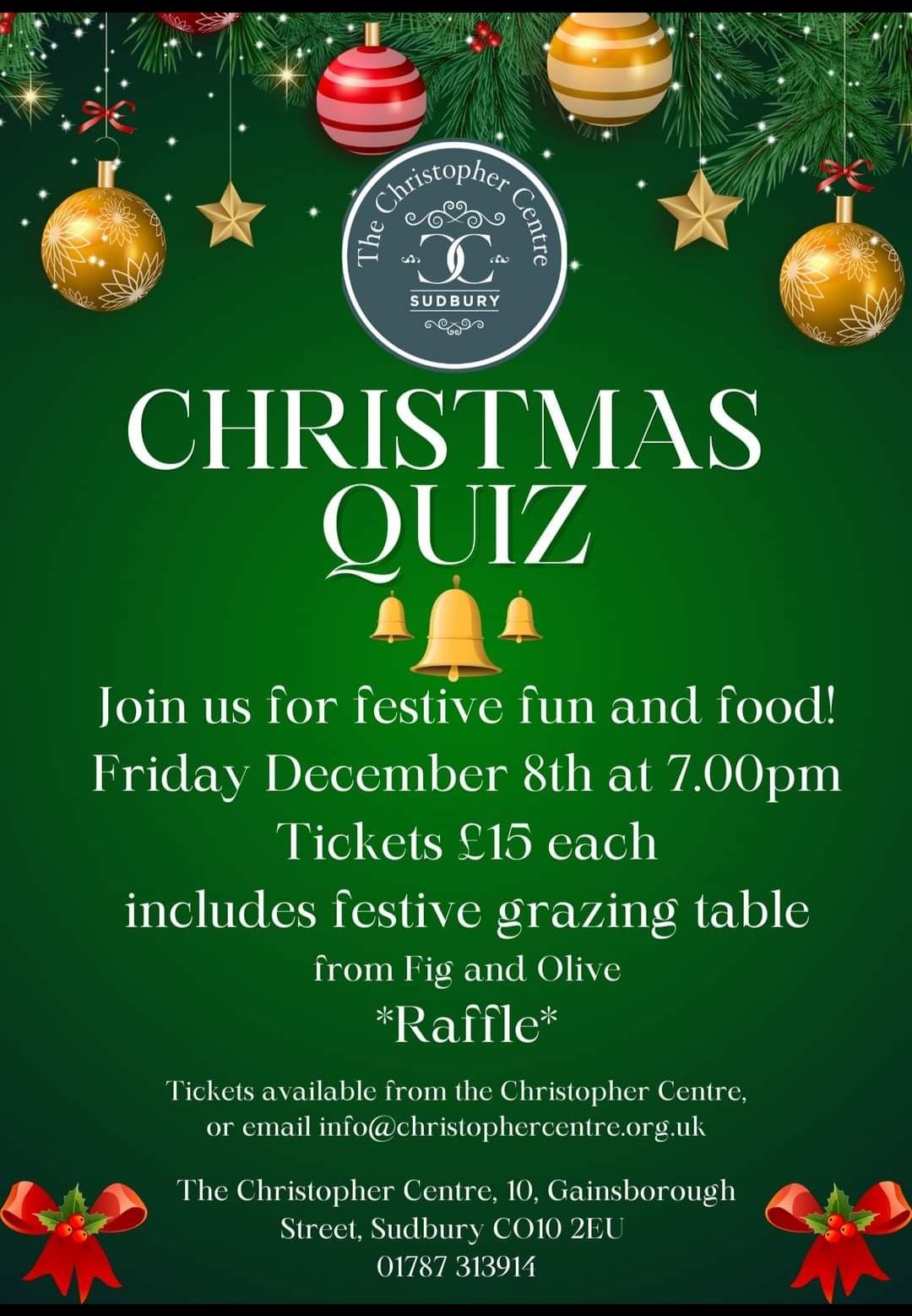 Xmas Quiz poster